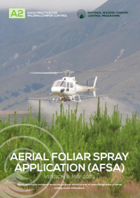 Aerial Foliar Spray Application good practice front cover dated May 2023