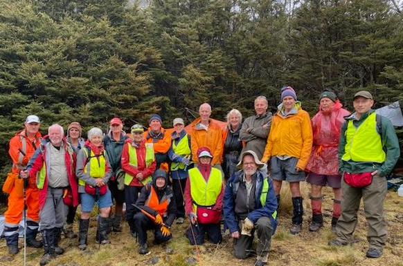 picture of South Marlborough volunteers in the Lost Valley, Branch Leatham